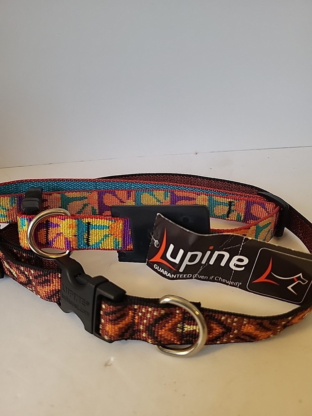2 Lupine Adjustable  13"-23" 3/4"Dog Collars